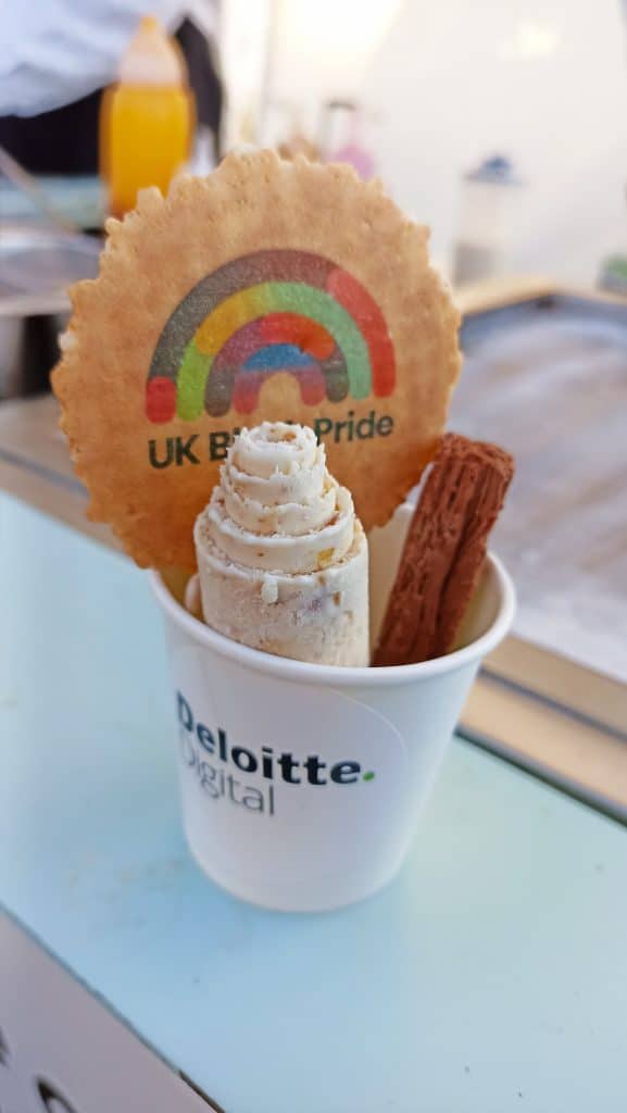 Deloitte Ice cream rolls with Black pride Wafer