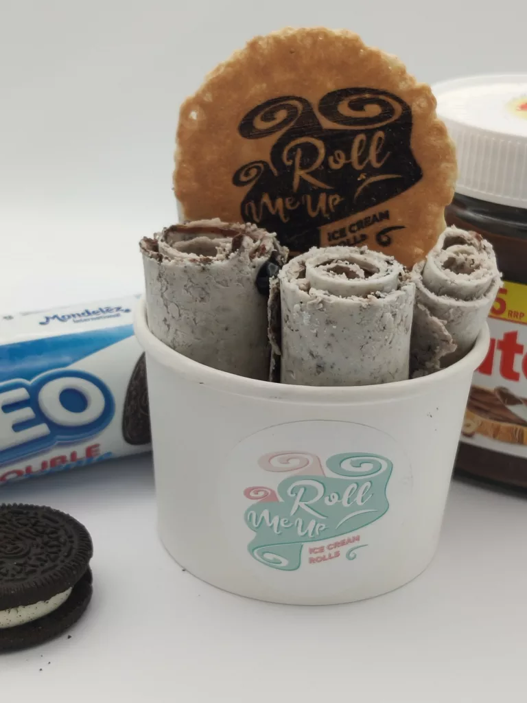 Ice cream 2024 roll oreo